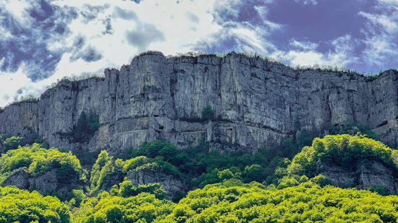 Panorama sur le Vercors pendant la balade